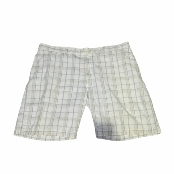 Perry Ellis men’s plaid cargo shorts. Sz 42W - Picture 5 of 5